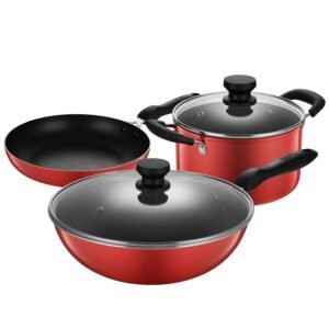 Royalford Stainless Steel Cookware Set (7 pcs)